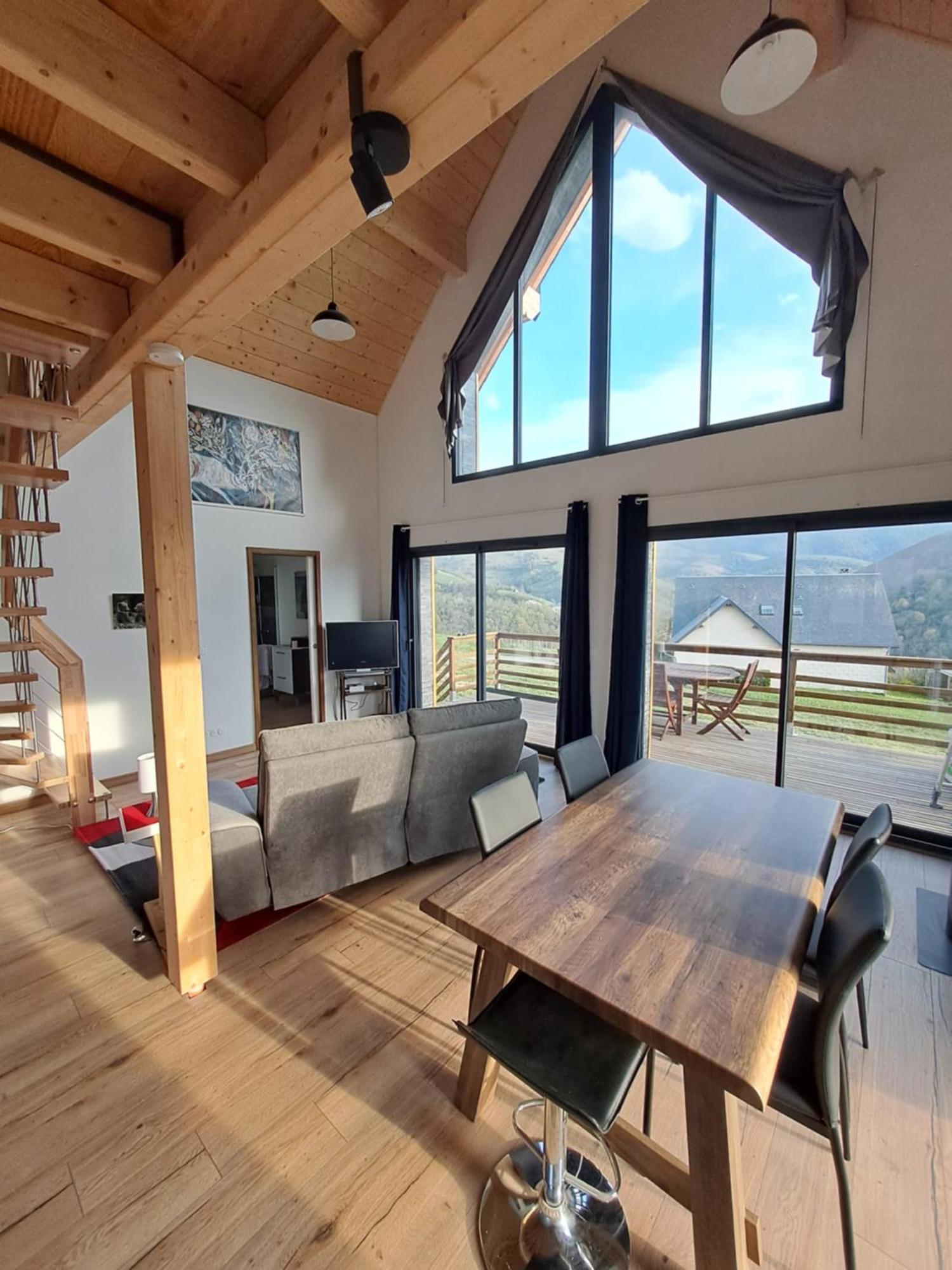 Chalet Dans Les Hautes- Pyrenees Entre Lourdes Et Bagneres Calme Et Vue Magnifique Arrodets-ez-Angles Exterior photo