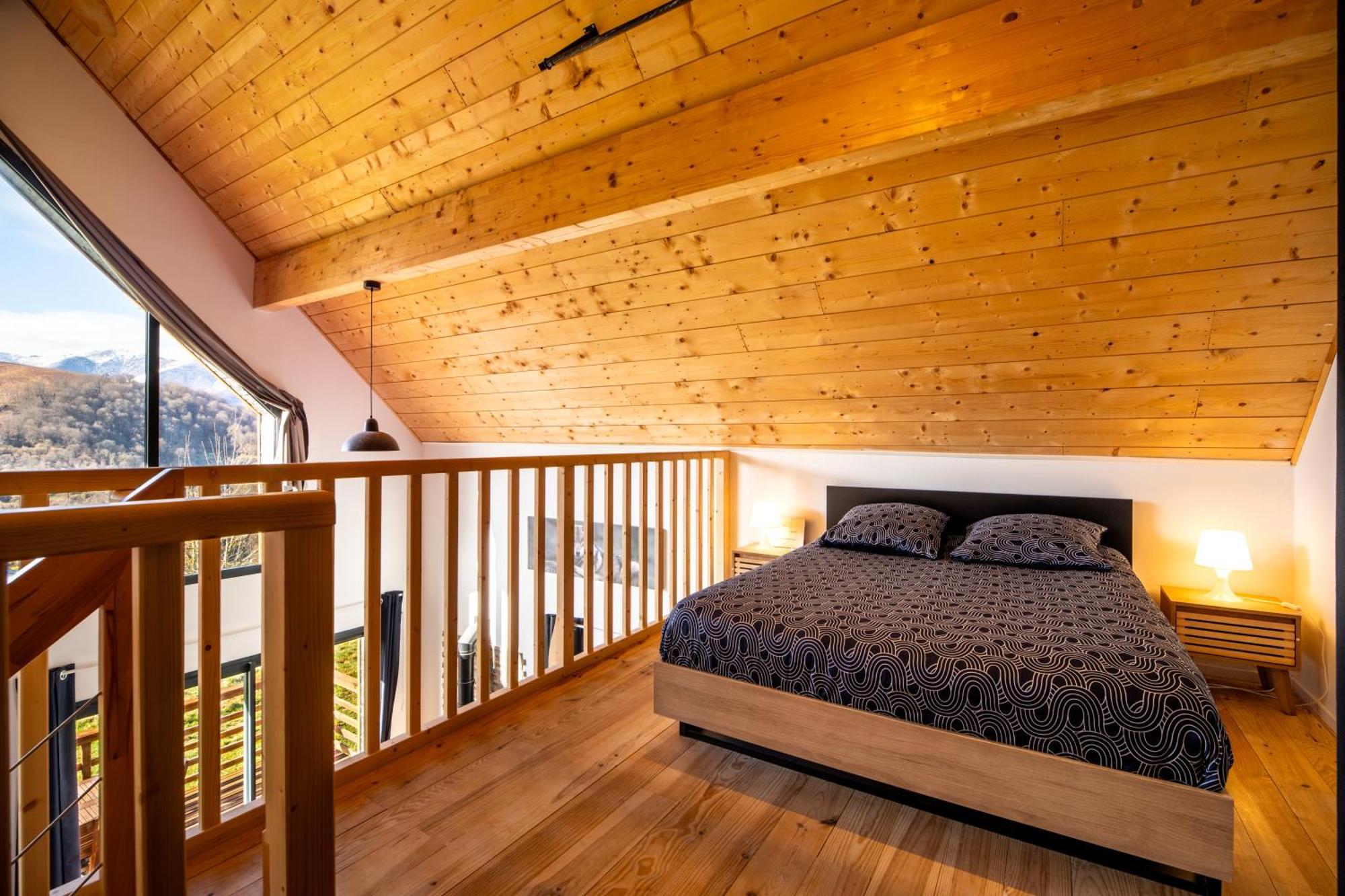 Chalet Dans Les Hautes- Pyrenees Entre Lourdes Et Bagneres Calme Et Vue Magnifique Arrodets-ez-Angles Exterior photo